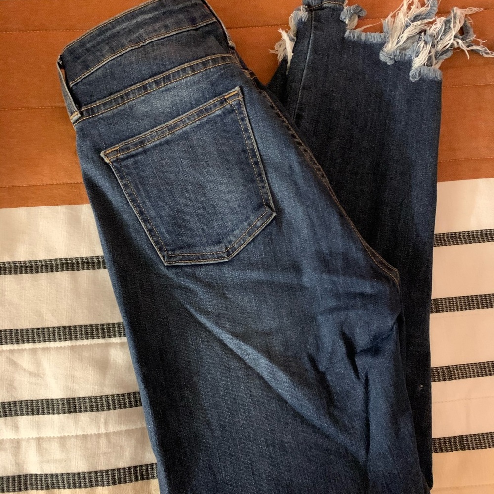 Just black denim jeans